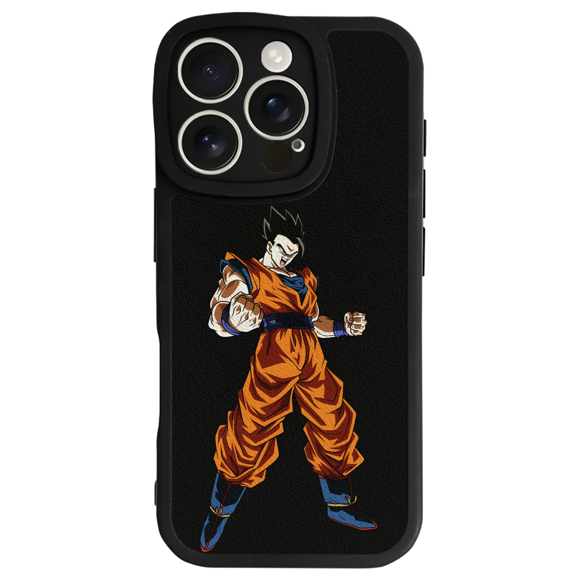 （画像用） ドラゴンボール 孫 悟飯（そんごはん）DRAGON BALL Son Gohan 【iPhone 16シリーズ対応】シリコンスマホケース（レザー調） 材質：シリコン